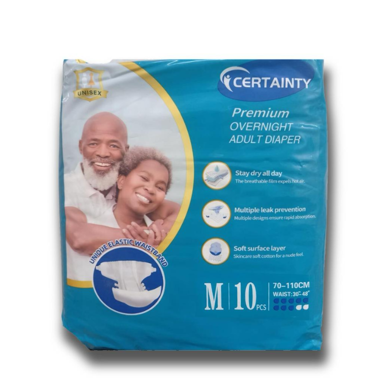 Certainty Premium Overnight Adult Diaper S/10